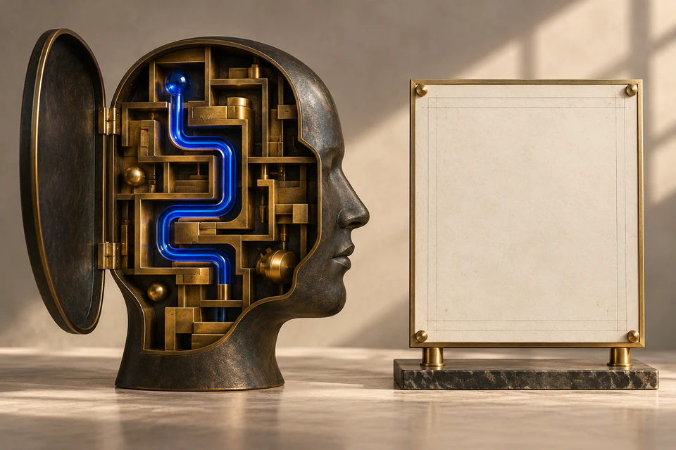 A key process carried by one person and transferred into a shared system